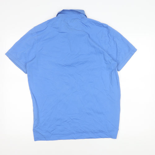 Tommy Hilfiger Men's Blue Slim Fit Polo Shirt L