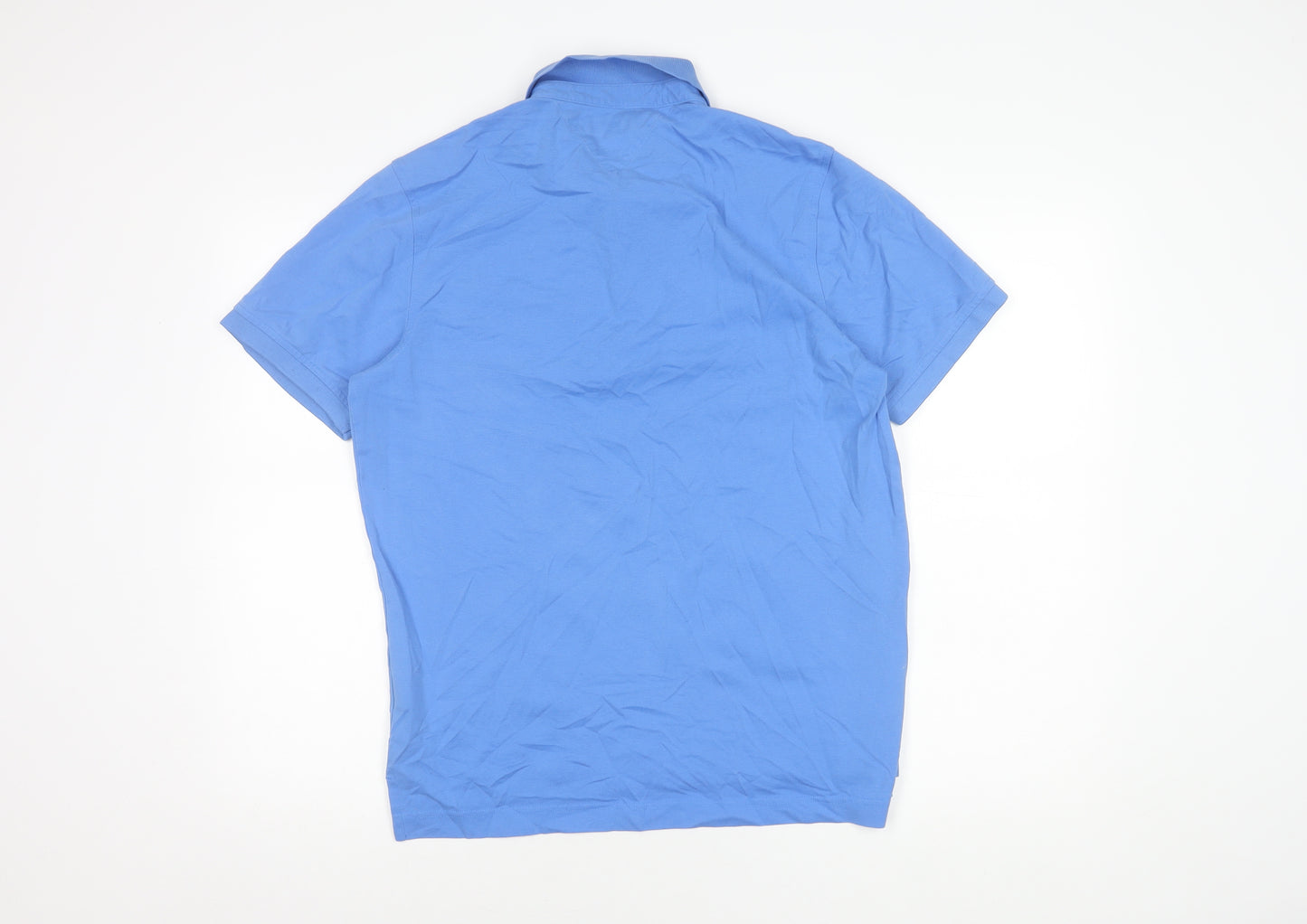 Tommy Hilfiger Men's Blue Slim Fit Polo Shirt L