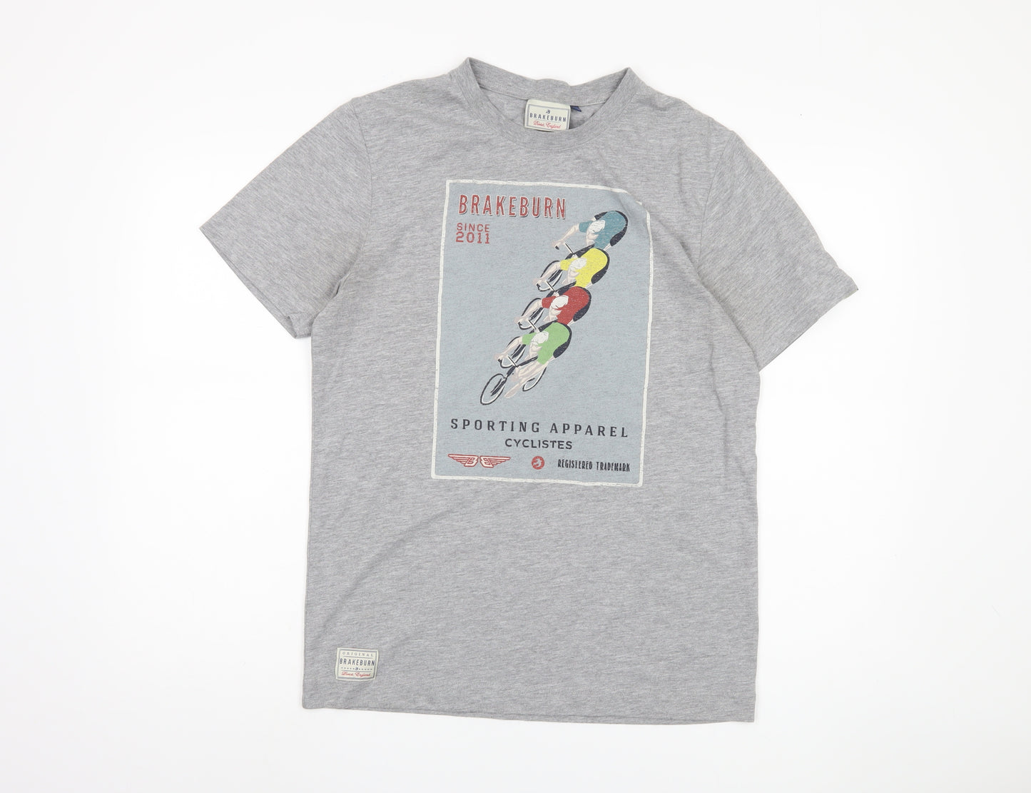 Brakeburn Men's Grey Medium Graphic T-Shirt