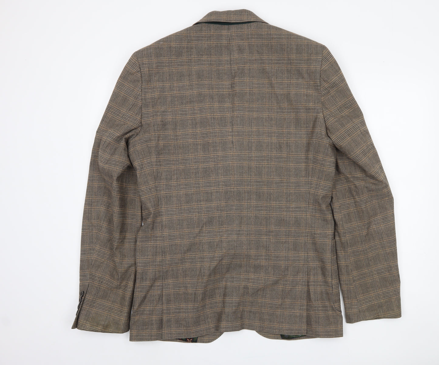 Next Men's Brown Check Blazer Size 40L