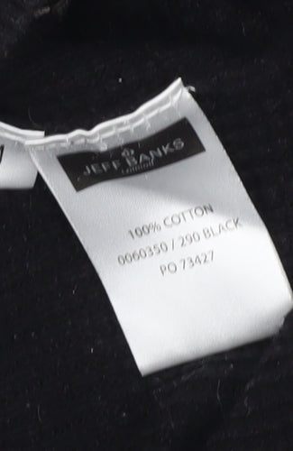 Jeff Banks Men's Black M Waffle-Knit Jumper