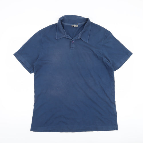 Jaeger Men's Blue Polo Shirt L - Casual Summer Wear
