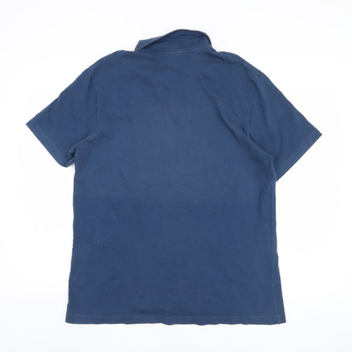 Jaeger Men's Blue Polo Shirt L - Casual Summer Wear
