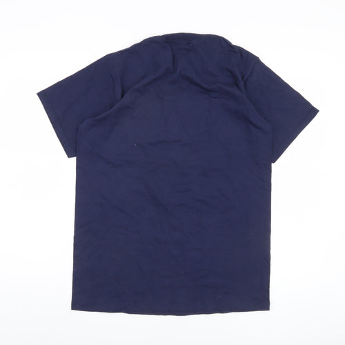 Brazos Sportswear Men's Blue Medium University T-Shirt