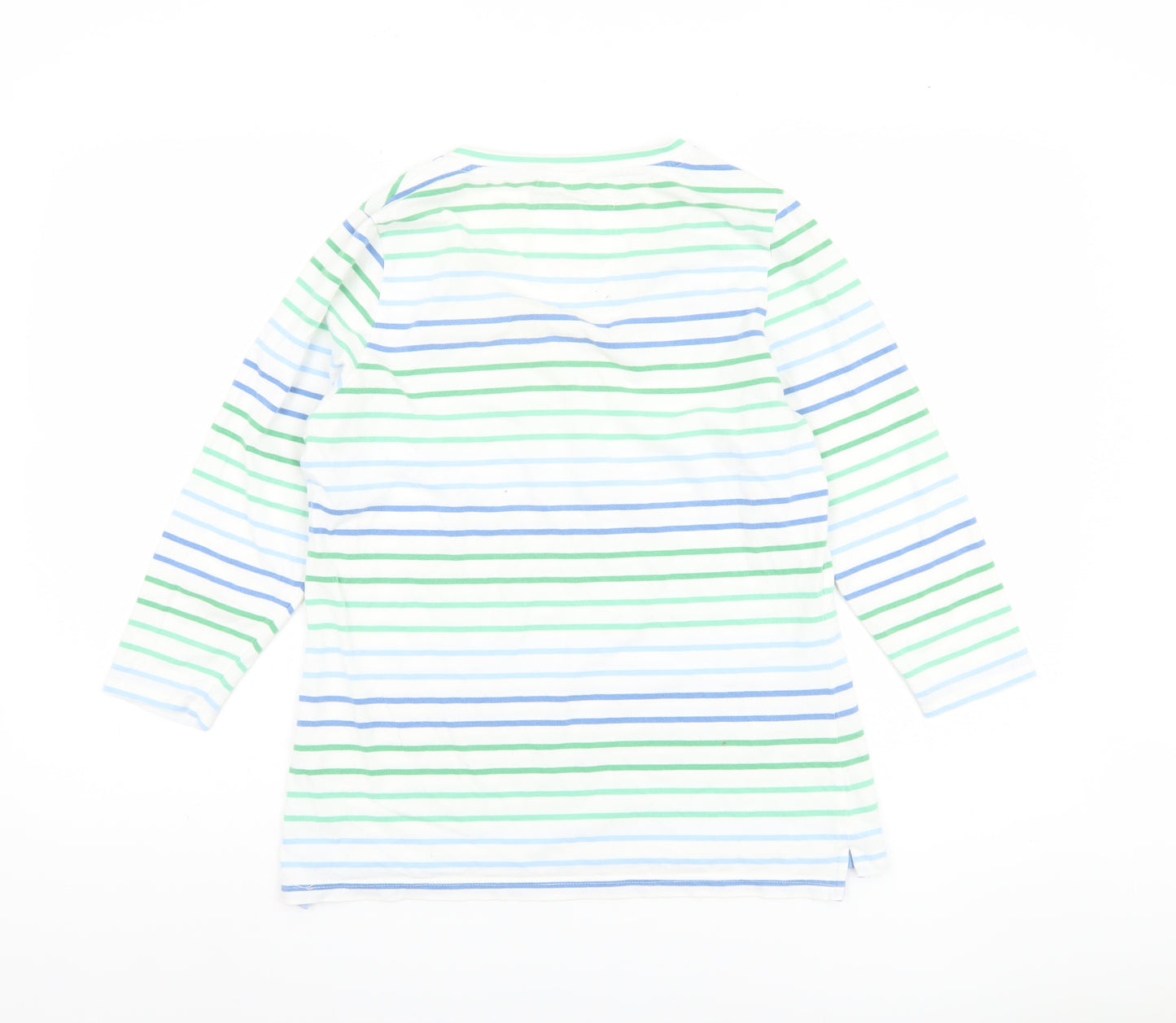 Lighthouse Women's Striped Long Sleeve T-Shirt Size 10