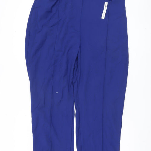 Marks and Spencer Women Blue Trousers UK 20