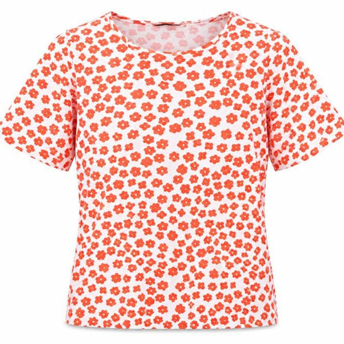 Marks and Spencer Women's Floral Cotton T-Shirt Size 8