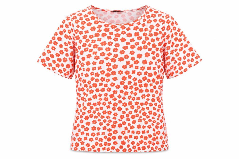 Marks and Spencer Women's Floral Cotton T-Shirt Size 8