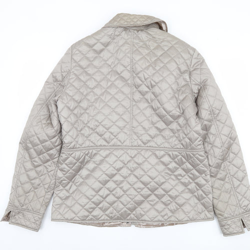 Gil Bret Women's Beige Quilted Jacket Size 14