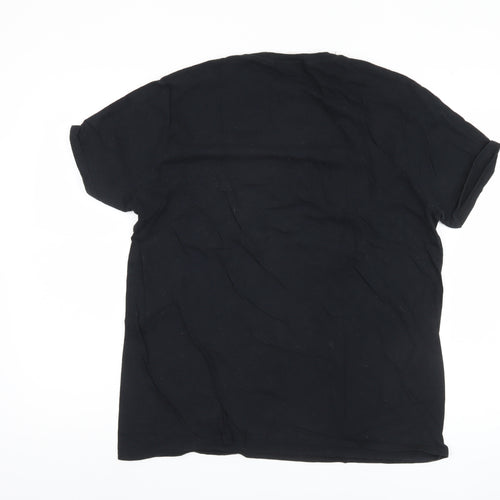 Capsule Men's Black City Theme Graphic T-Shirt L