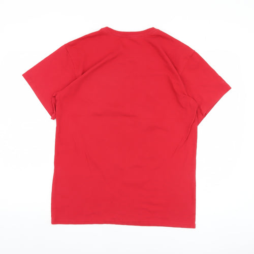 Disney Men's Red Graphic Tee M Mickey & Friends 2023