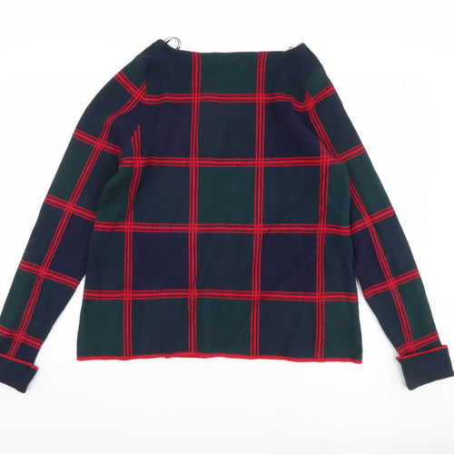 Kenar Women's Multicoloured Plaid Jumper, Size L