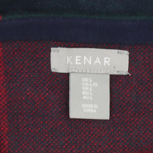 Kenar Women's Multicoloured Plaid Jumper, Size L