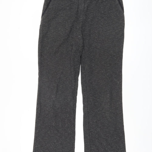 Marks and Spencer Grey Women's Trousers, Size 10, Straight Leg