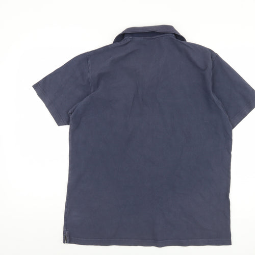 Cotton Traders Men's Blue Polo Shirt M