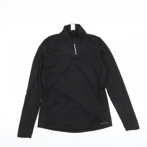 Decathlon Women's Black Pullover Athletic Top Size 10
