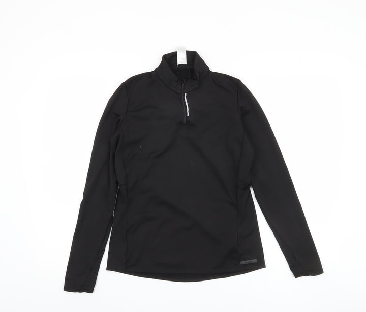 Decathlon Women's Black Pullover Athletic Top Size 10