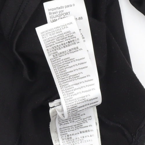Decathlon Women's Black Pullover Athletic Top Size 10