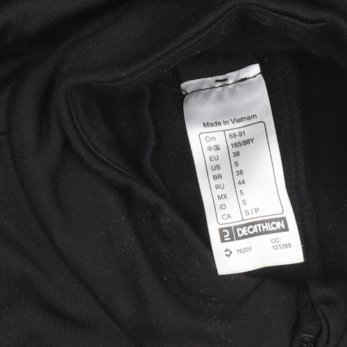 Decathlon Women's Black Pullover Athletic Top Size 10