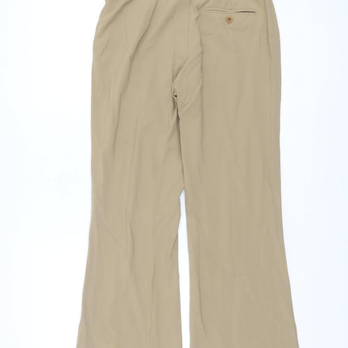 Ralph Lauren Women's Beige Wool Trousers Size 6