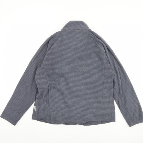 Regatta Women's Grey Zip Sweatshirt - Size 10
