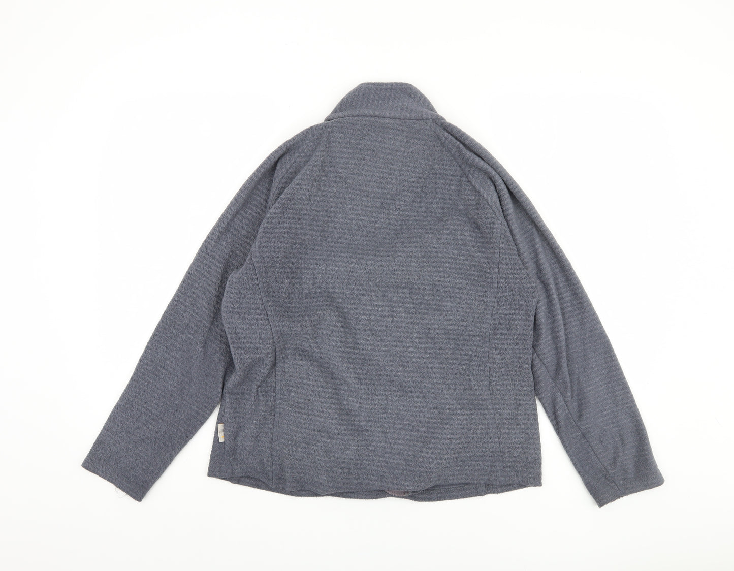 Regatta Women's Grey Zip Sweatshirt - Size 10