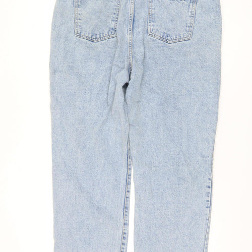Boohoo Women's Blue Denim Jeans Size 16 Light Wash