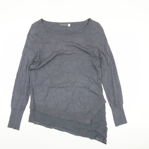 Mint Velvet Women's Grey Jumper, Size 12, Lightweight Knit