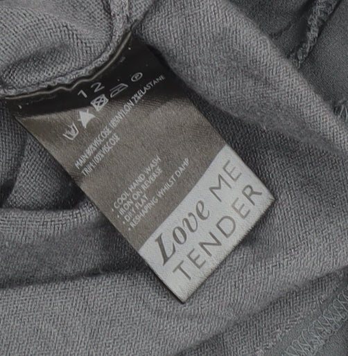 Mint Velvet Women's Grey Jumper, Size 12, Lightweight Knit