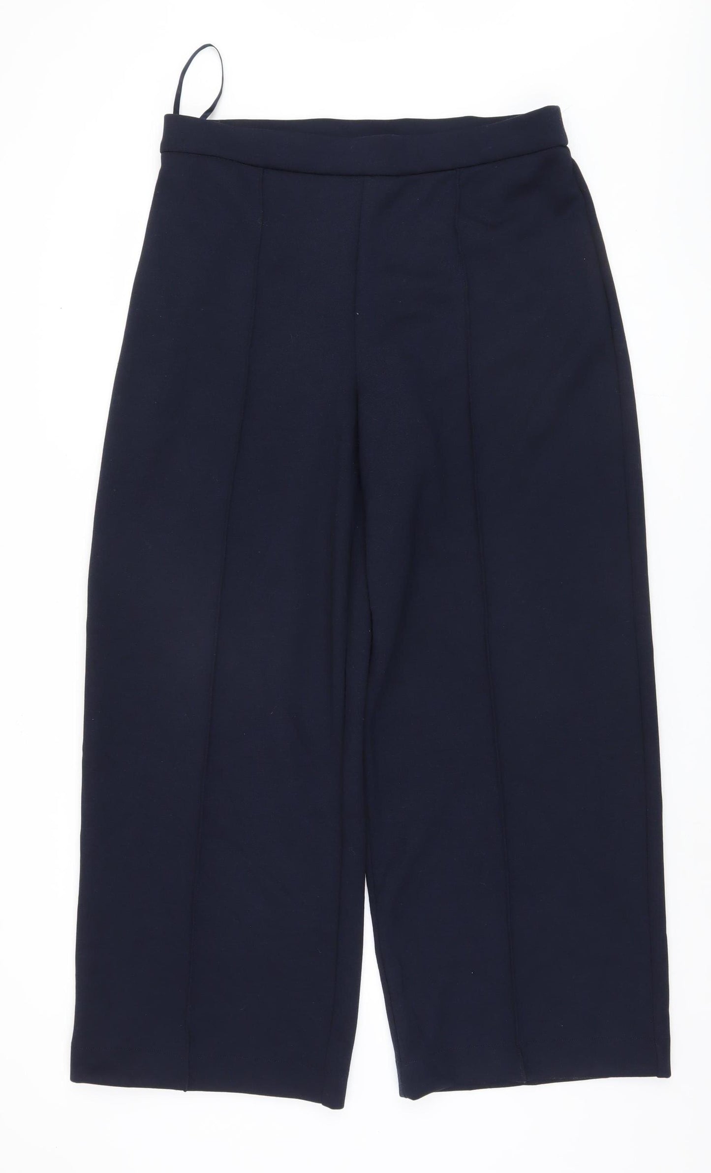 Marks and Spencer Women's Black Wide-Leg Trousers Size 16 New