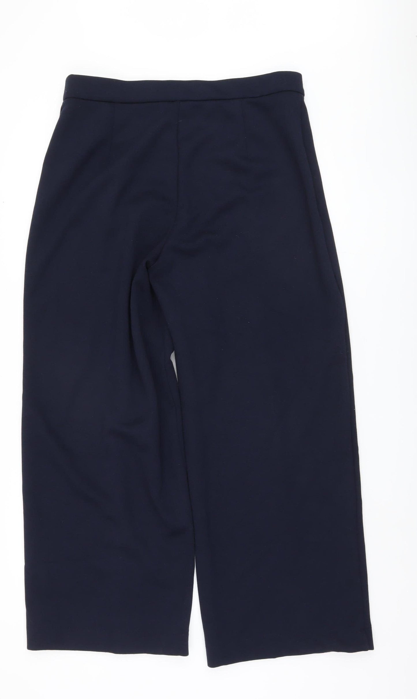 Marks and Spencer Women's Black Wide-Leg Trousers Size 16 New