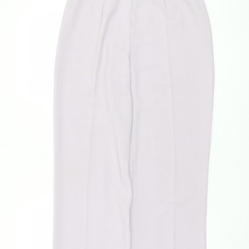 GOLD by Michael Women’s White Pleated Trousers Size 12