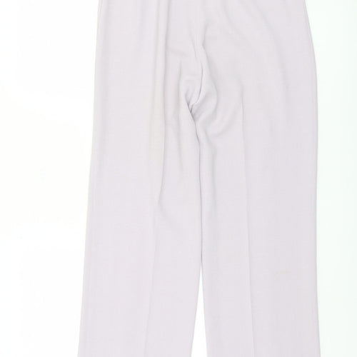 GOLD by Michael Women’s White Pleated Trousers Size 12
