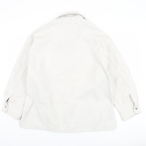 Zara Women’s Grey Button Jacket Size 12