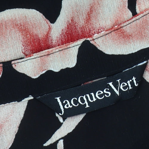 Jacques Vert Women's Black Floral Blouse, Size 12