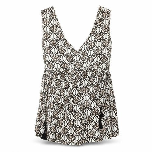 Next Women's Brown Floral Crochet Tank Top Camisole - Size 12