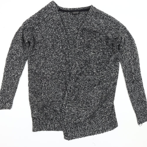 Topshop Women’s Black Cardigan Size 10 V-Neck
