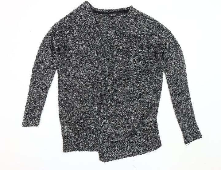 Topshop Women’s Black Cardigan Size 10 V-Neck