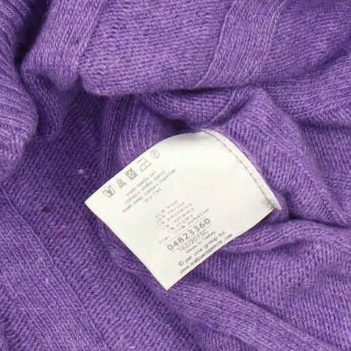 Per Una Women's Purple Knit Pullover Jumper, Size 14