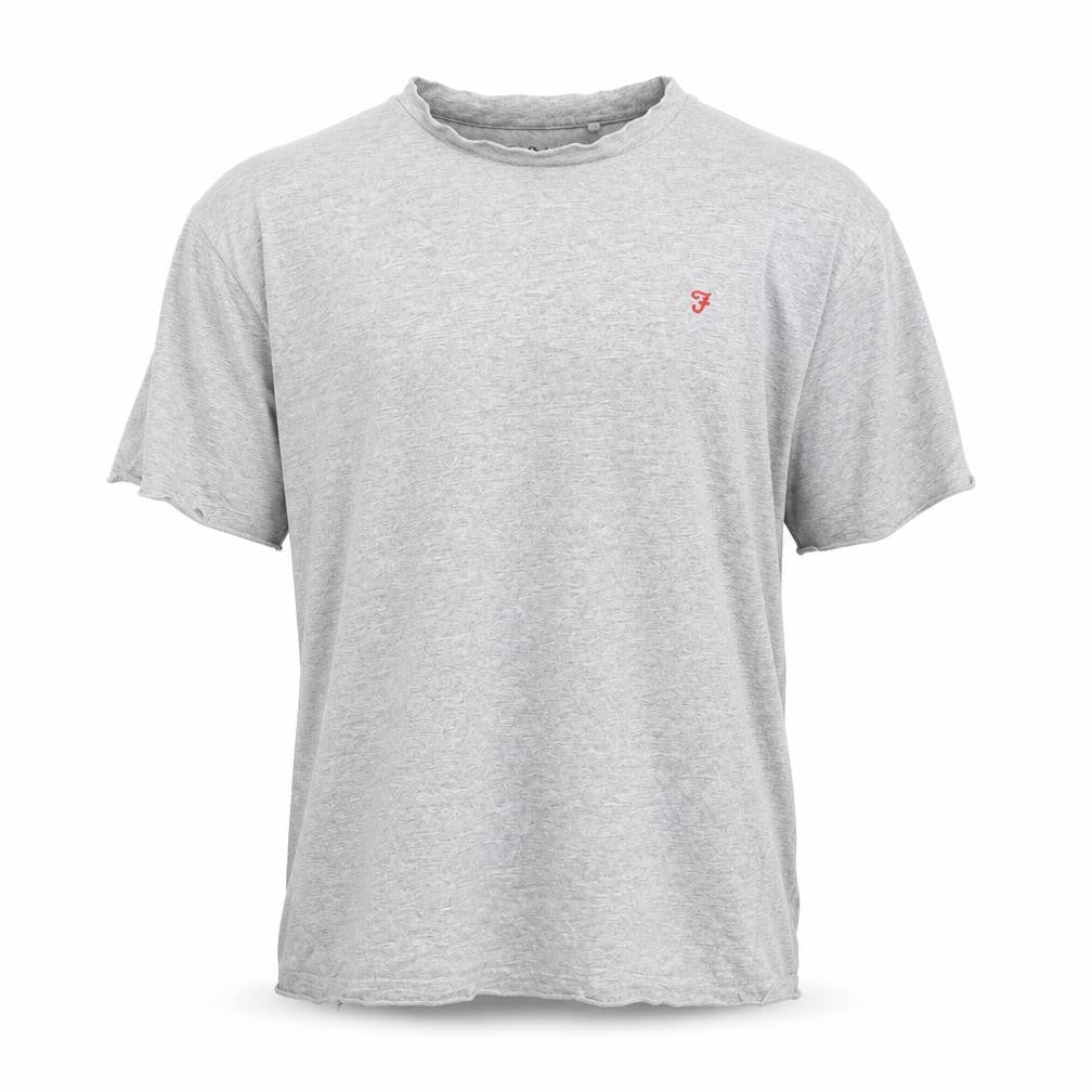 Farah Men's Grey XL Short Sleeve Crew Neck T-Shirt