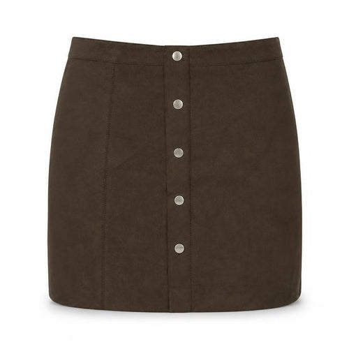 Zara Women Brown S Straight & Pencil Skirt