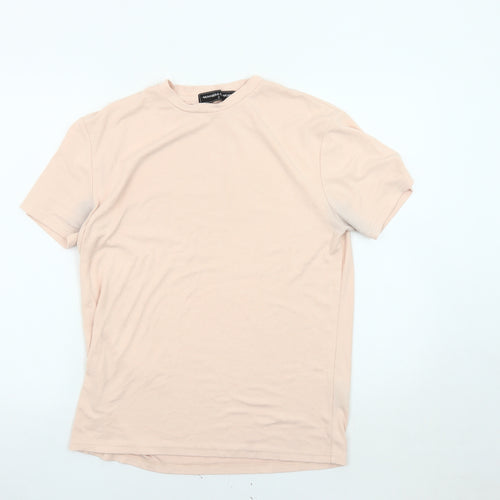 Manière De Voir Men's Beige Crew Neck T-Shirt - Size S