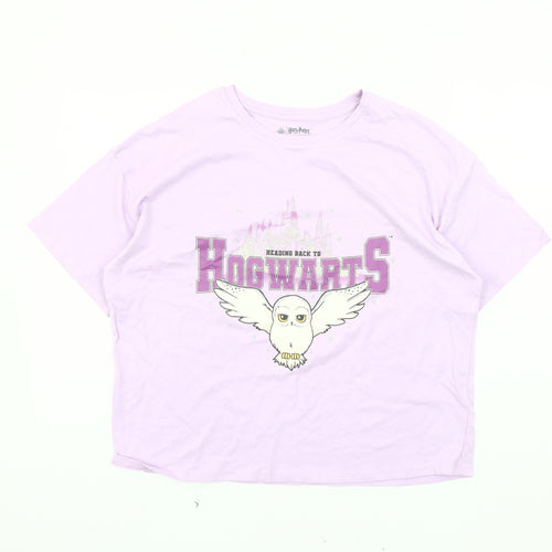 Marks and Spencer Harry Potter Girls Purple T-Shirt, 16 Years
