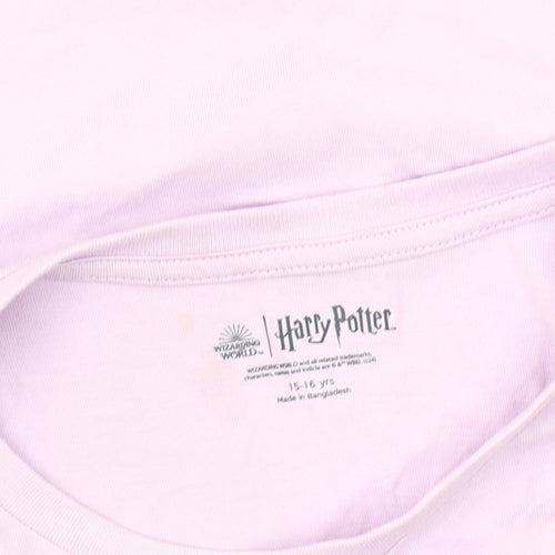 Marks and Spencer Harry Potter Girls Purple T-Shirt, 16 Years