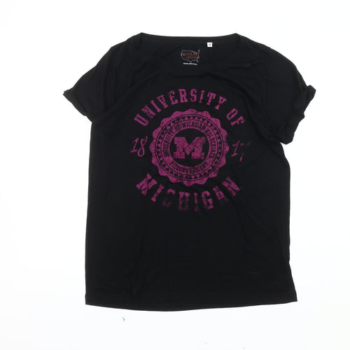 American Freshman Women's Black M University T-Shirt