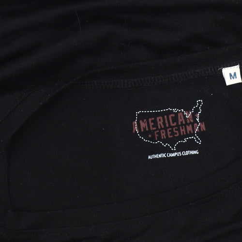 American Freshman Women's Black M University T-Shirt