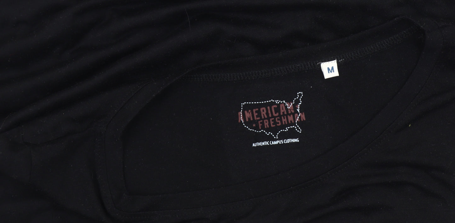 American Freshman Women's Black M University T-Shirt