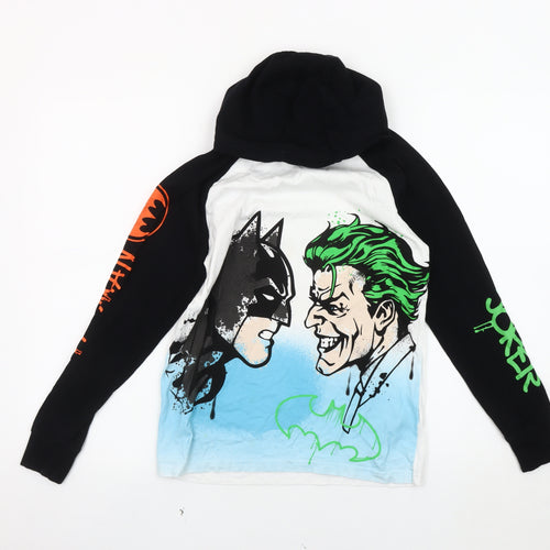 Next Boys Batman Joker Hoodie, Black & White, Size 11 Years