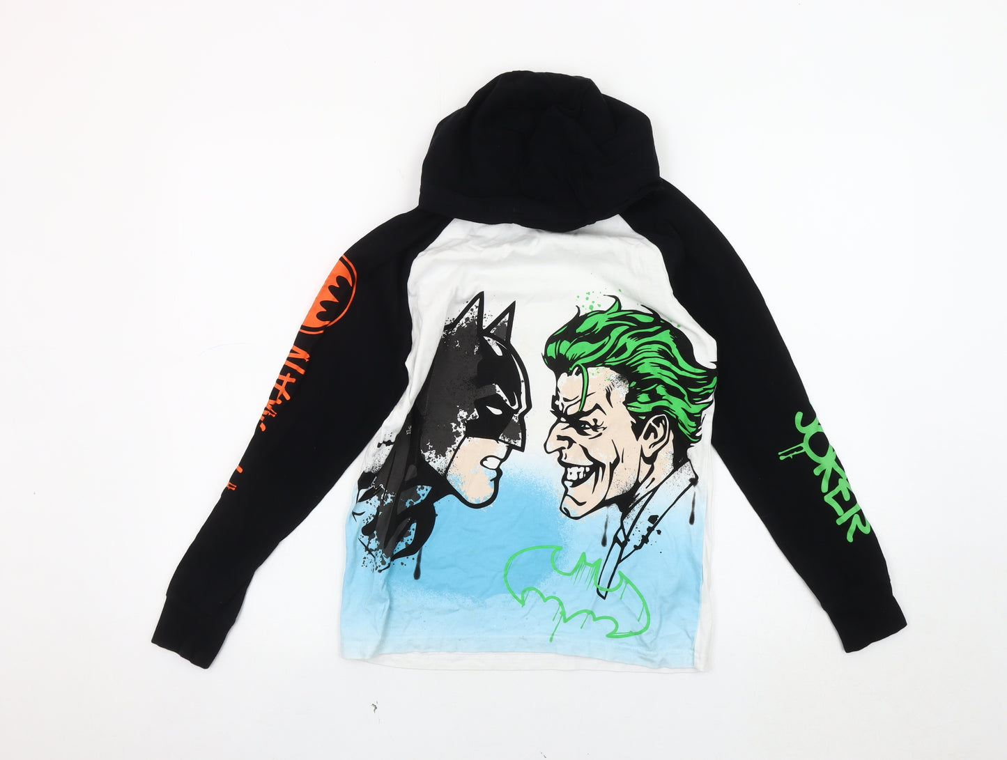Next Boys Batman Joker Hoodie, Black & White, Size 11 Years