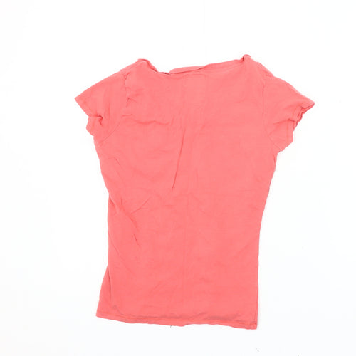 Tokyo Laundry Women's Red V-Neck T-Shirt, Size 16 Casual